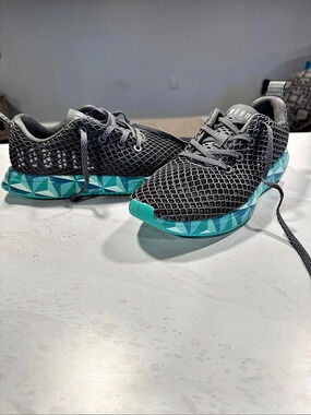 Nobull Knit Runner Women's Training Sneakers Black & Blue US W8